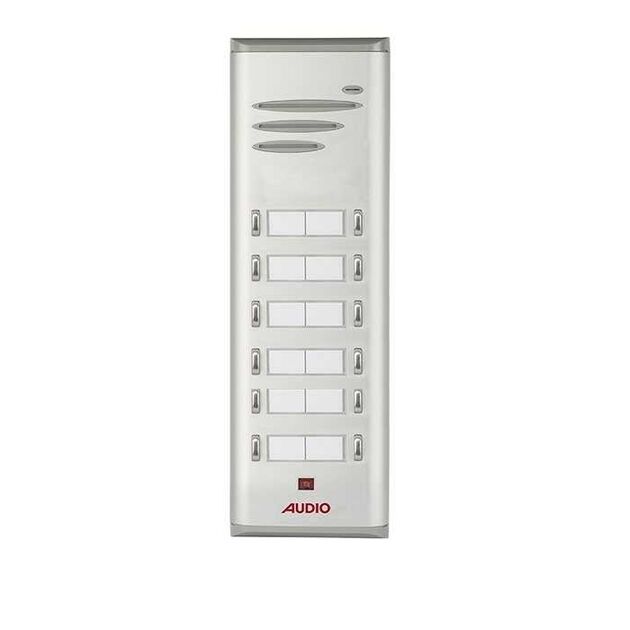 Audio 12 li Çift Butonlu Zil Paneli 8+nD Basic E12