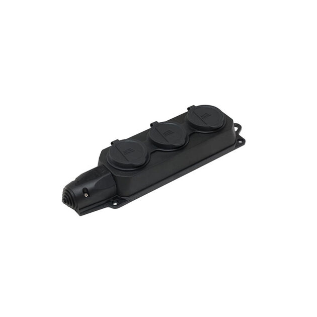 1X16 KAUÇUK ÜÇLÜ GRUP PRİZ 1X16A METE