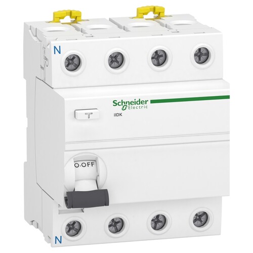 Schneider - 4X40A 30MA KAÇAK AKIM RÖLESİ K SERİ ACTİ9 SCHNEIDE