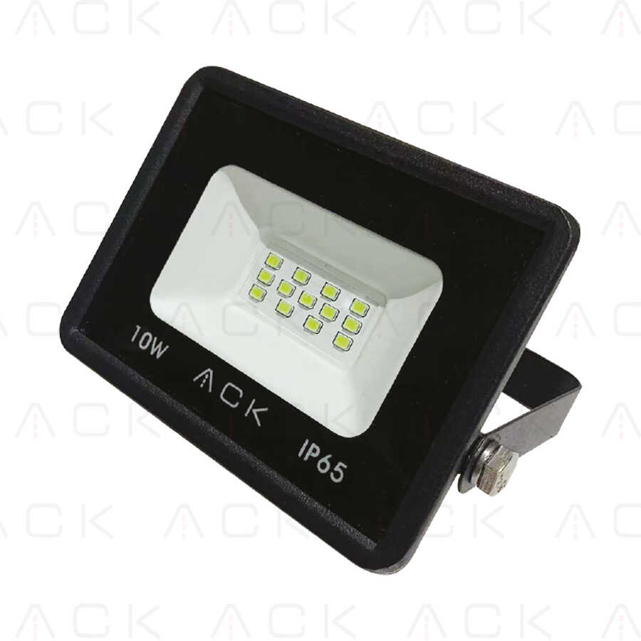  Ack 10w Smd Led Projektör 3000k Sarı Gün Işığı At62-01002
