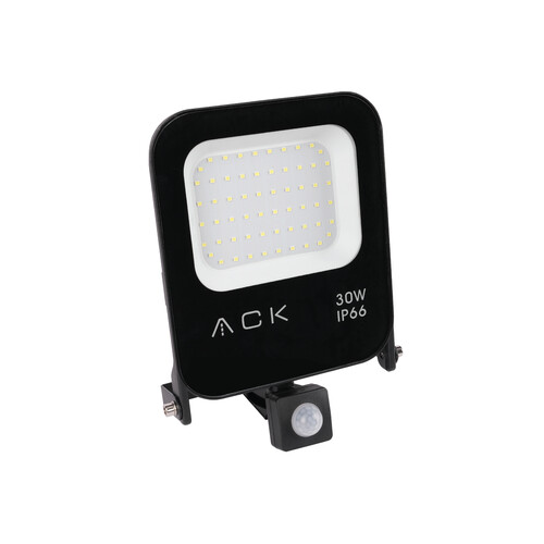 ACK - ACK 30W Sensörlü Led Projektör 6500K Beyaz Işık AT62-23032