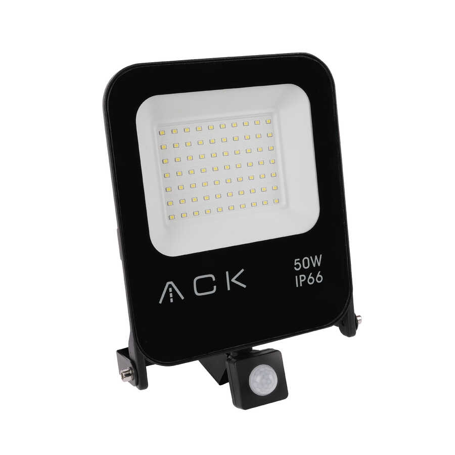  Ack 50w Sensörlü Led Projektör 6500k Beyaz Işık At62-25032