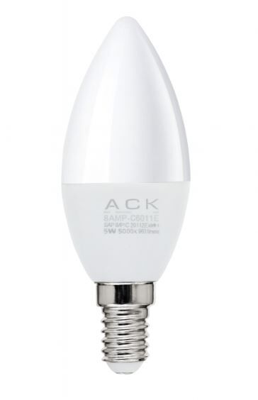 ACK 7W 3000K Sıcak Gün Işığı E14 Duy LED Mum Ampul AA09-00710