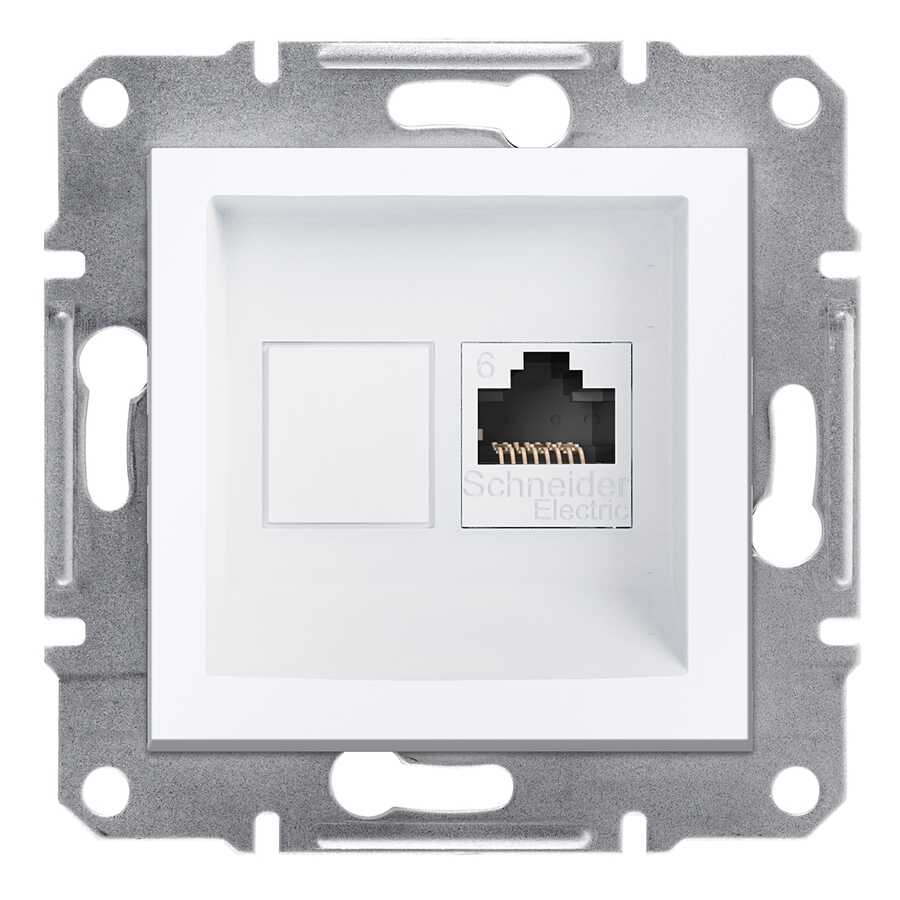  Asfora Rj45 Cat6 Utf Çerçevesiz Beyaz