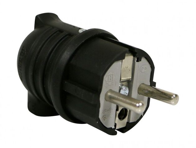 Bemis 16A IP44 220V 2P+E UPS Eğik Kauçuk Fiş BK1-1402-2042