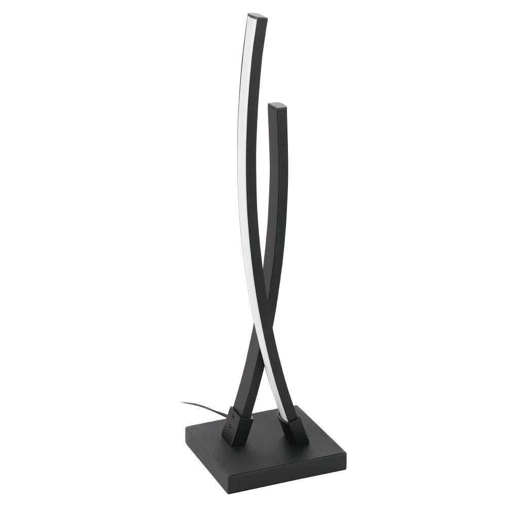 Eglo - Eglo 31228 ” Alboraya ” Siyah Renk Dökme Çelik Masa Lambası Ip20 Led Max: 5W Boy: 39,5 Cm