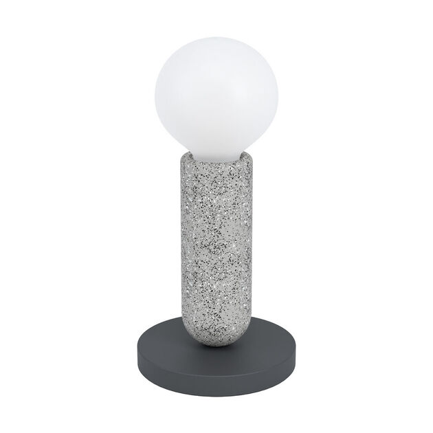 Eglo 39835 ” Gıaconecchıa ” Antrasit Renk Dökme Çelik Masa Lambası E27 Max: 1X40W Çap: 5,5 Cm