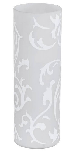 EGLO - EGLO 91243 GEO ” beyaz dekoratif desenli cam Masa lambası Çap: 12 cm E27 Duy: 1X60W Ampul hariçtir. IP20