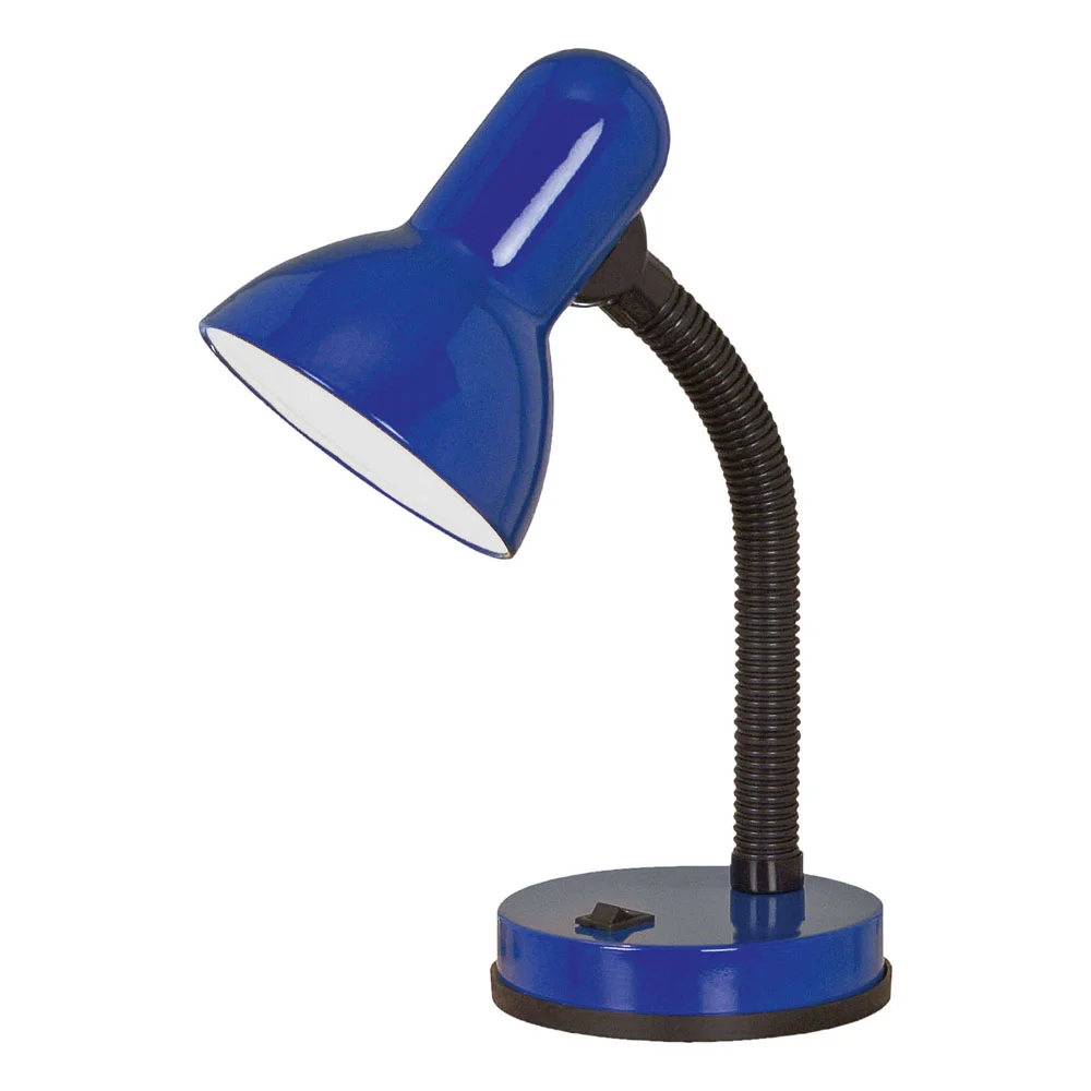 Eglo - Eglo Basic 9232 Mavi Renk E27 Duylu Masa Lambası