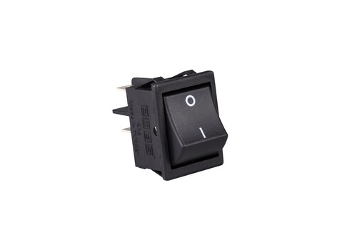 EMAS - Emas 30x22mm Işıksız Siyah 2NA 0-1 Anahtar A14B1H10