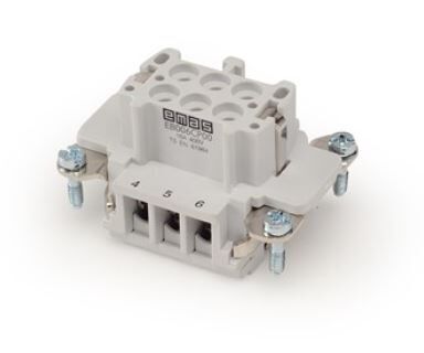 Emas 6 Kontak Çekirdek Priz 16A 1-6 Çok Kontaklı EB006CP00