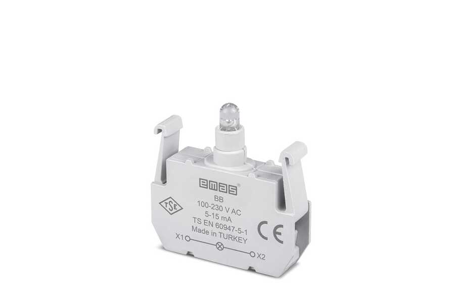  Emas Bb Ledli Sinyal Blok 100-230v Ac 
