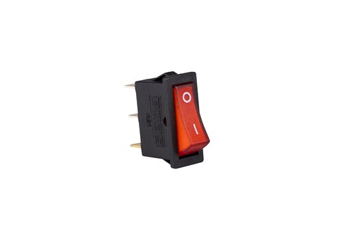 EMAS - Emas Işıklı 1NA 30x22mm 0-1 Siyah Anahtar A21B1K11