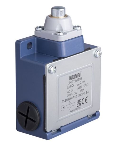 Emas Metal Gövde 10 mm Metal Pim Ani Hareketli 1NO+1NC Sınır Şalter L53K13PUM211