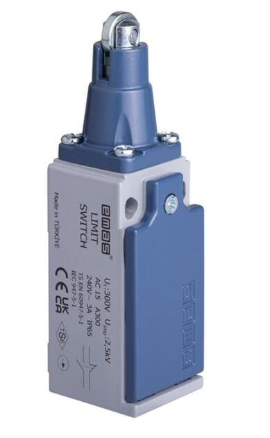 Emas Metal Gövde 13 mm Metal Makaralı Pim Ani Hareketli 1NO+1NC Sınır Şalter L51K13MUM331