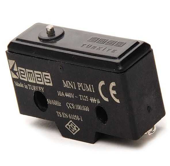  Emas Metal İnce Pimli 1co Mn1 Serisi Plastik Mini Switch Mn1pum1
