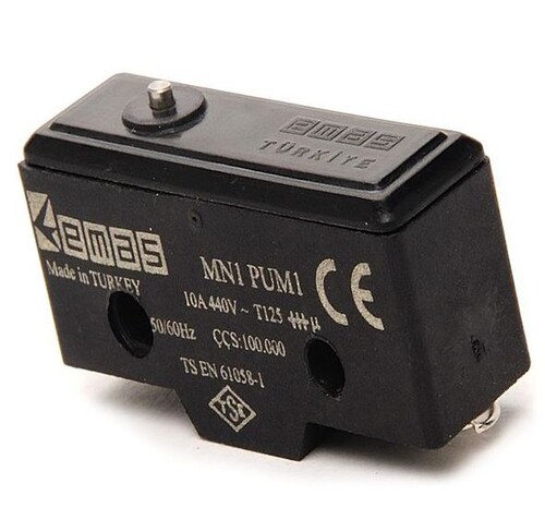 EMAS - Emas Metal İnce Pimli 1CO MN1 Serisi Plastik Mini Switch MN1PUM1