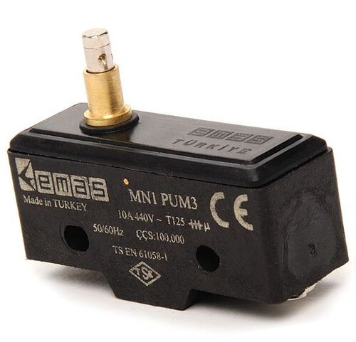 EMAS - Emas Metal İnce Pimli 1CO MN1 Serisi Plastik Mini Switch MN1PUM3