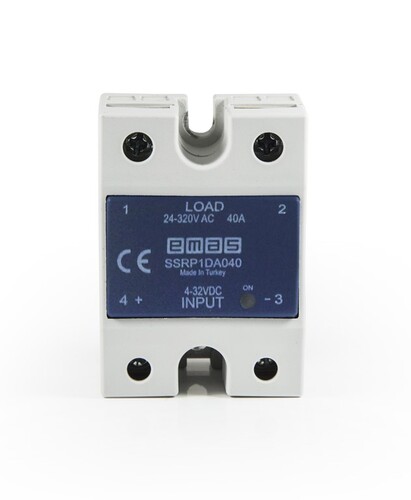 Emas - Emas SSR Serisi Klemensli 24-320V 40A Solid State Röle SSRP1DA040