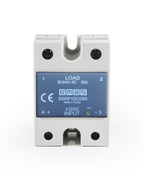 Emas SSR Serisi Klemensli 50-640V 50A Solid State Röle SSRP1DC050