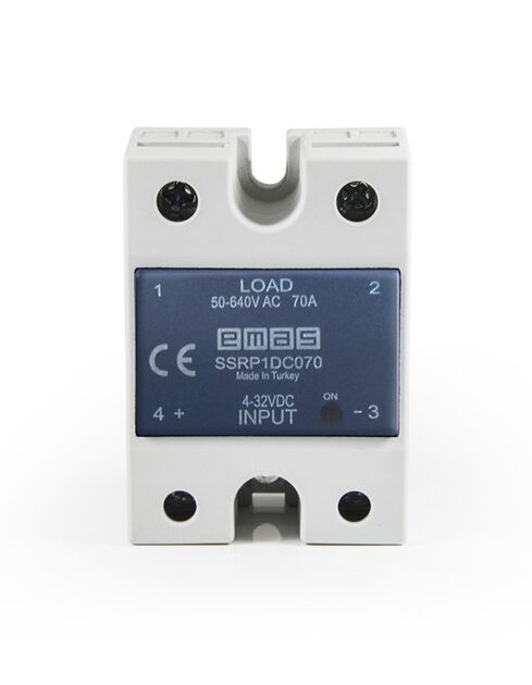 Emas SSR Serisi Klemensli 50-640V 70A Solid State Röle SSRP1DC070