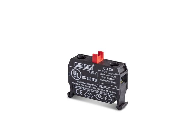 Emas Yedek 1NK Kontak Blok Kumanda Kutusu için (C Serisi) C4CK