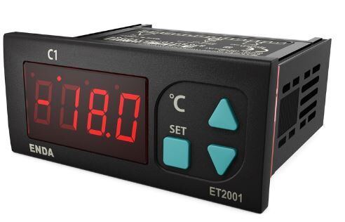 Enda 24V AC-DC On-Off Dijital Sıcaklık Kontrol Cihazı Termostat ET2001-LV-J