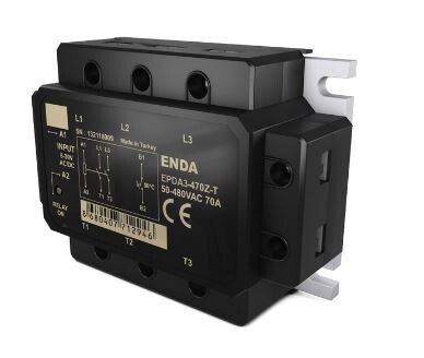 ENDA - Enda 50-480VAC 3X25A Trifaze Tetiklemeli Panel Tipi Solid State Röle EPDA3-425Z