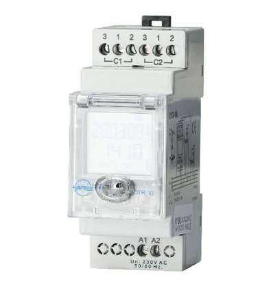  Entes Dtr-10t 220v (alttan Kapaklı) Astronomik Zaman Rölesi (16a) Ip41 M5307