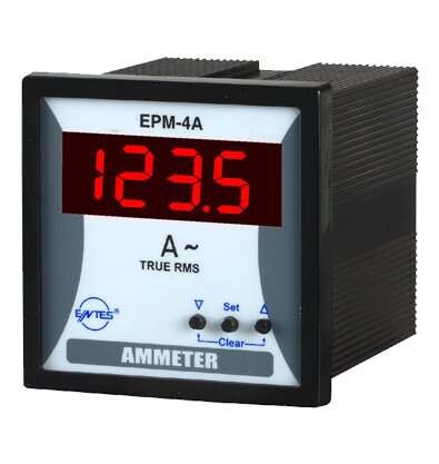 Entes - Entes EPM-4A 72x72 220VAC T/İ Elektronik Ampermetre M0003