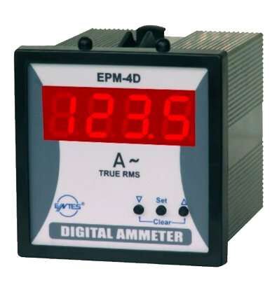 Entes EPM-4D 72x72 220VAC T/İ Elektronik Ampermetre M0013