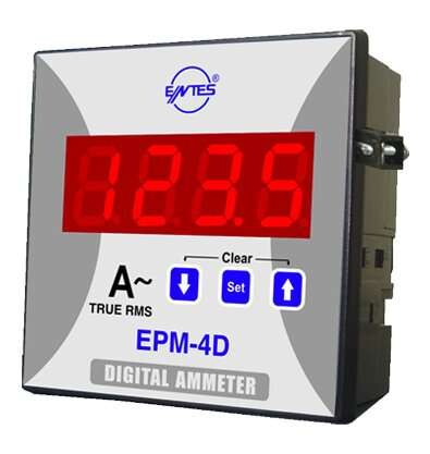 ENTES - Entes EPM-4D 96x96 220V AC Tİ Dijital Ampermetre M0014