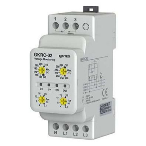 Entes - Entes GKRC-02 230VAC Gerilim Koruma Rölesi M3952
