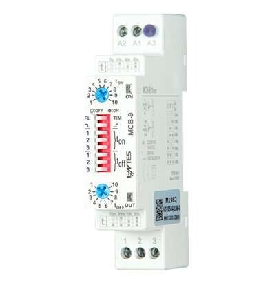 ENTES - Entes MCB-9 12-240VAC/DC T/İ Elektronik Zaman Rölesi Dipswitch M2990