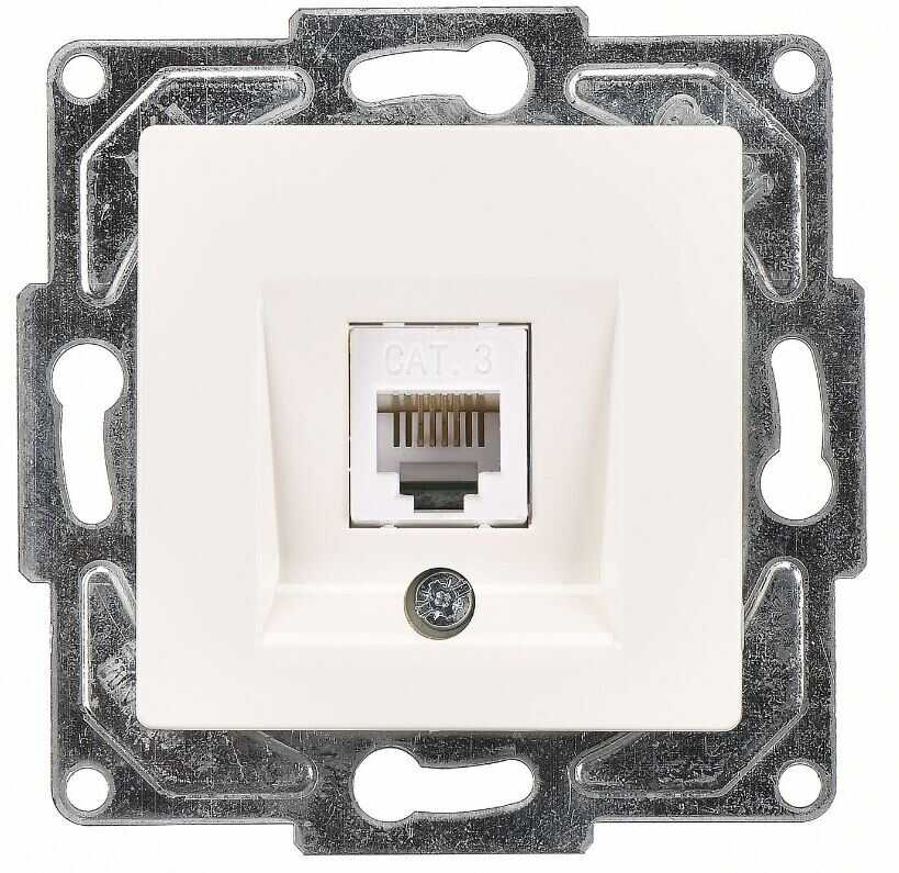 Günsan Eqona Fildişi Nümeris Telefon Priz Mekanizma (çerçevesiz) 01409300-157120