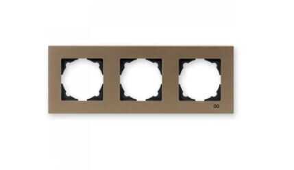  Günsan Eqona Noble İnox Bronz Üçlü Çerçeve 01417701-000143
