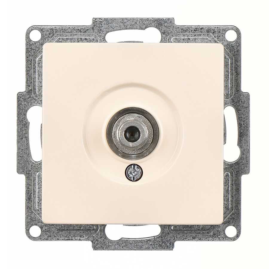  Günsan Visage Krem Tekli Uydu Priz F Konnektör Mekanizma Cat6 (çerçevesiz) 01281200-159172