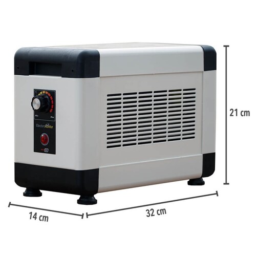 ELEKTROKONFOR - HBM2000K Heatbox Mini 2000 watt Monofaze Elektrikli Fanlı Isıtıcı Krem HBM2000K
