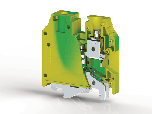 Klemsan - Klemsan AVK 16T RD Sarı Yeşil Topraklama Klemensi 334200