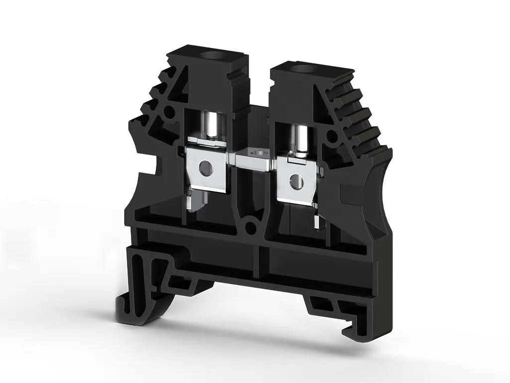 Klemsan - Klemsan AVK 4 Vidalı Siyah Ray Klemens 304135