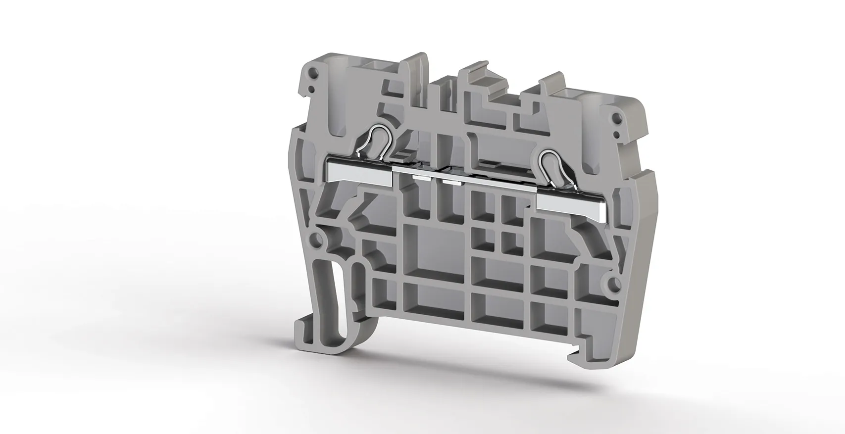 Klemsan - Klemsan PYK 2,5 Yaylı Gri Ray Klemens 307109