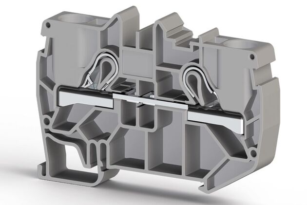 Klemsan PYK10 Gri Yaylı Ray Klemens 307139