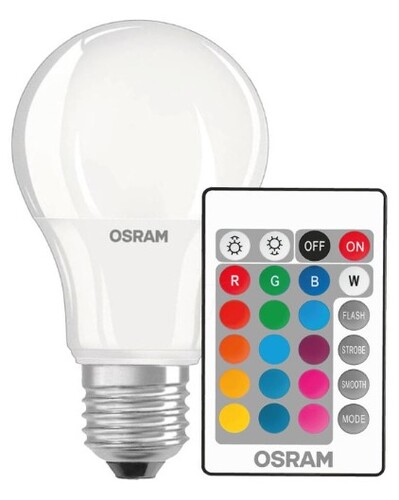 Osram - LEDBULB 9W RGB UZAKTAN KUMANDALI E27 AMPUL OSRAM
