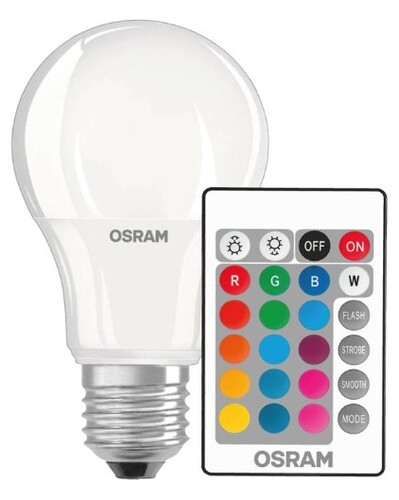 Osram - LEDBULB 9W RGB UZAKTAN KUMANDALI E27 AMPUL OSRAM