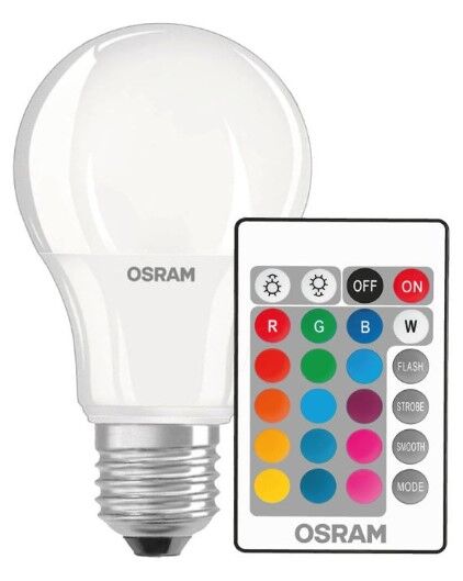 LEDBULB 9W RGB UZAKTAN KUMANDALI E27 AMPUL OSRAM