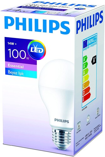 LEDBULB ESSENTİAL 13 14-100W 865 E27 PHILIPS - Thumbnail