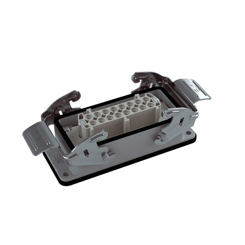 METE - Mete Enerji 16x16A IP65 Çoklu Makine Prizi Metal Mandallı 16P+E 403030S