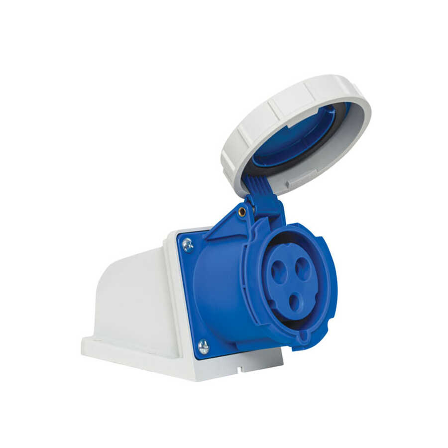  Mete Enerji 3x32a Ip67 Eğik Duvar Prizi 406612v