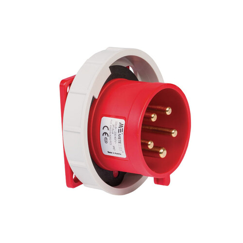 METE - Mete Enerji 5x32A IP67 Düz Makine Fişi Vidalı 406223V