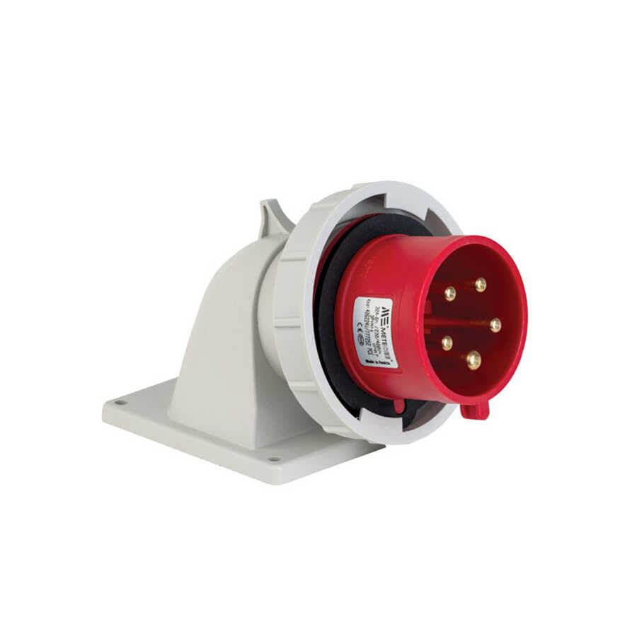  Mete Enerji 5x32a Ip67 Eğik Makine Fişi Vidalı 406224v